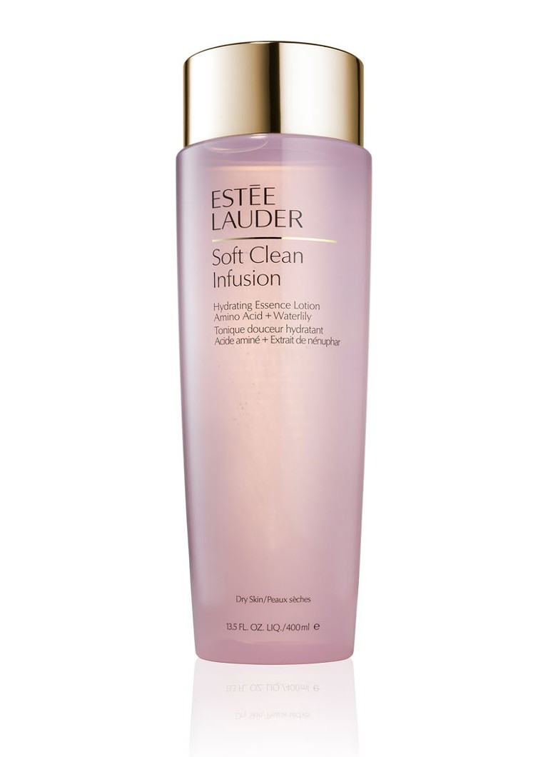Estée Lauder Soft Clean Infusion Hydrating Essence Lotion with Amino Acid15 + Waterlily - toner 400 ml Verzorging - Deal