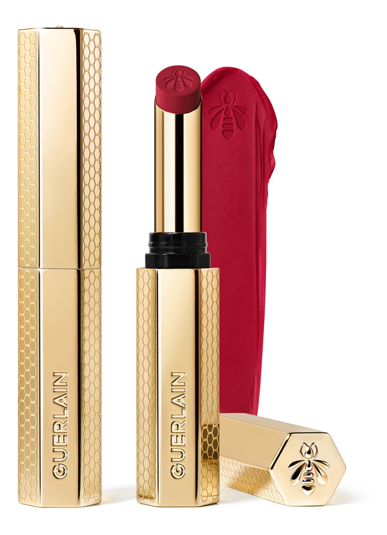 Guerlain KissKiss Honey-Infused Intense Lipstick 520 Pure Hibiscus 1,85GR. Make-up - Deal