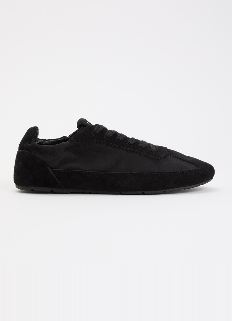 Coach Dames Soft sneaker met suède details in de kleur Zwart, maat: 36