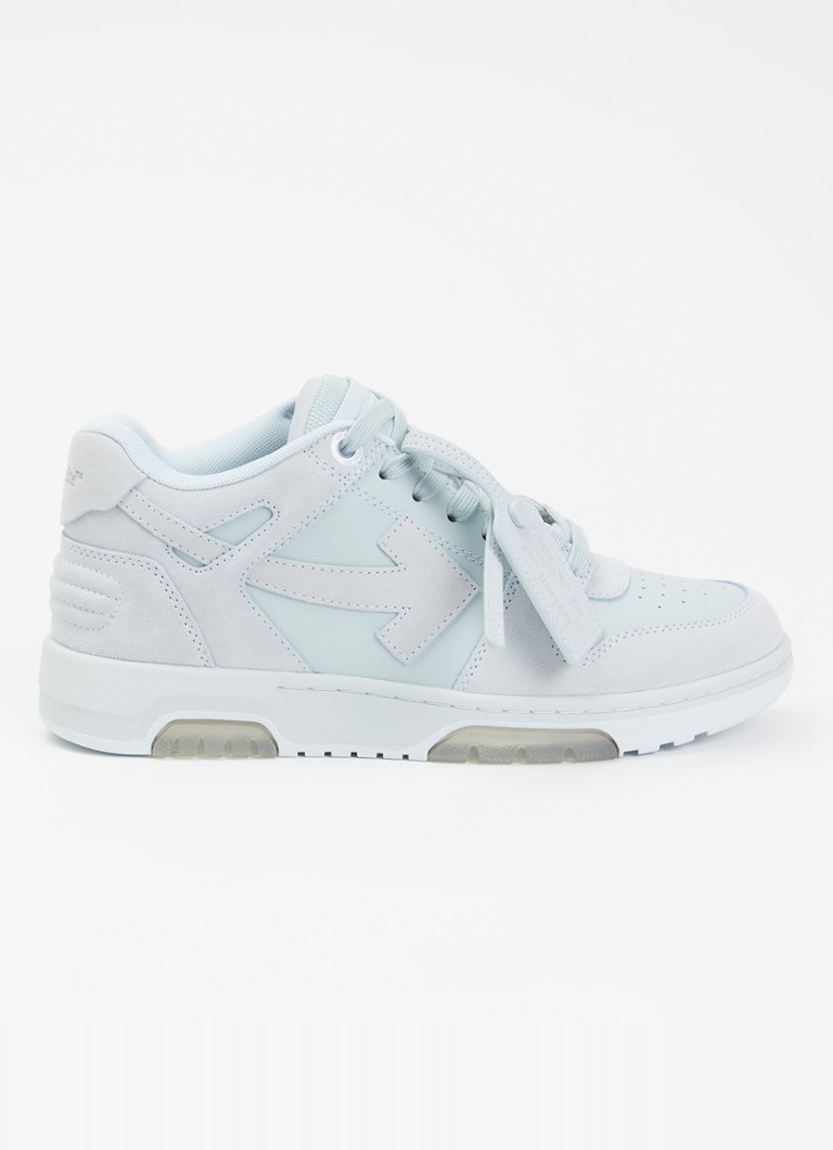 Off-White Dames Out Of Office sneaker van suède in de kleur Grijs, maat: 39