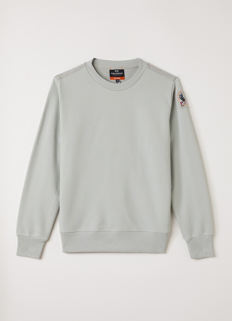 Parajumpers Jongens K2 sweater met logo in de kleur Grijs, maat: M=164