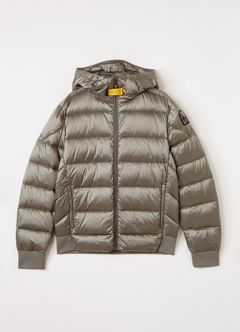 Parajumpers Jongens Pharrel puffer jack met donsvulling in de kleur Khaki, maat: L=176