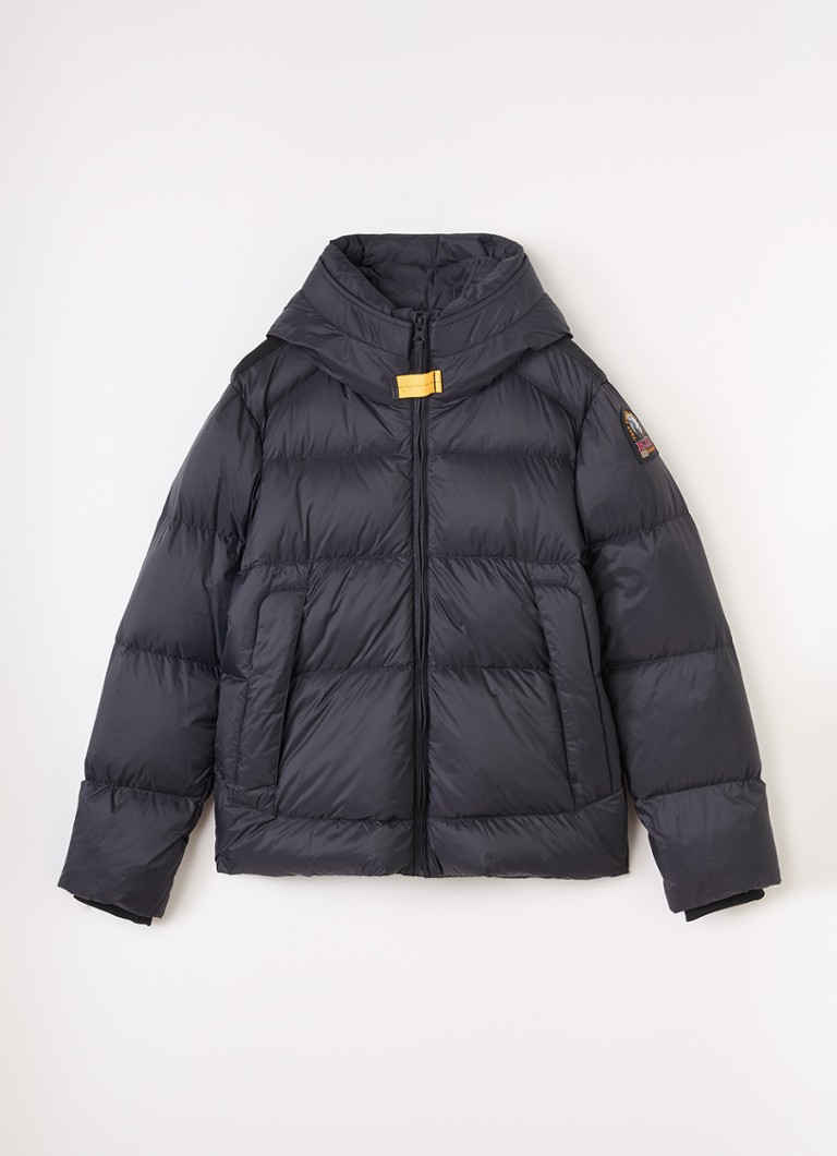 Parajumpers Jongens Tyrik pufferjack met donsvulling in de kleur Zwart, maat: L=176