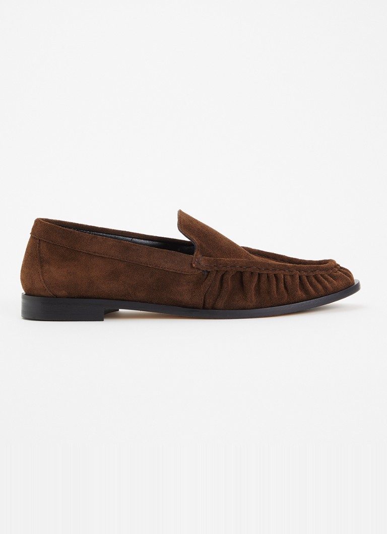 Odare Dames Rudi loafer van leer in de kleur Bruin, maat: 37
