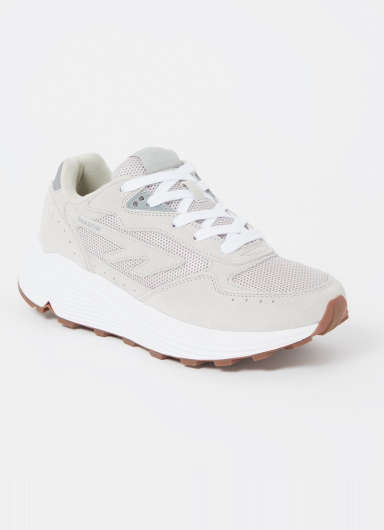 Hi-Tec Dames HTS Shadow RGS sneaker met suède details in de kleur Lichtgrijs, maat: 36