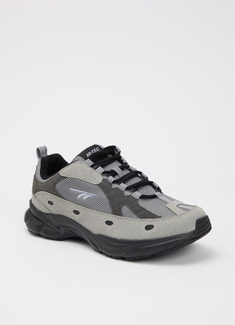 Hi-Tec Dames Adv Racer sneaker met suède details in de kleur Donkergrijs, maat: 38