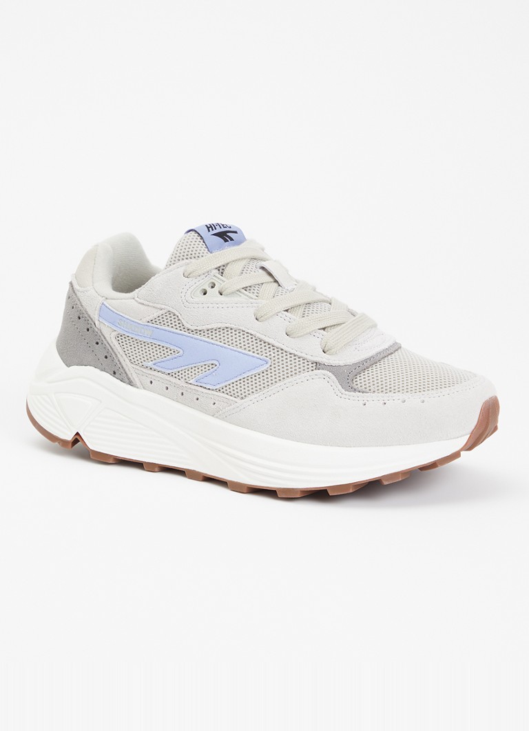 Hi-Tec Dames HTS Shadow RGS sneaker met details van suède in de kleur Lichtgrijs, maat: 41