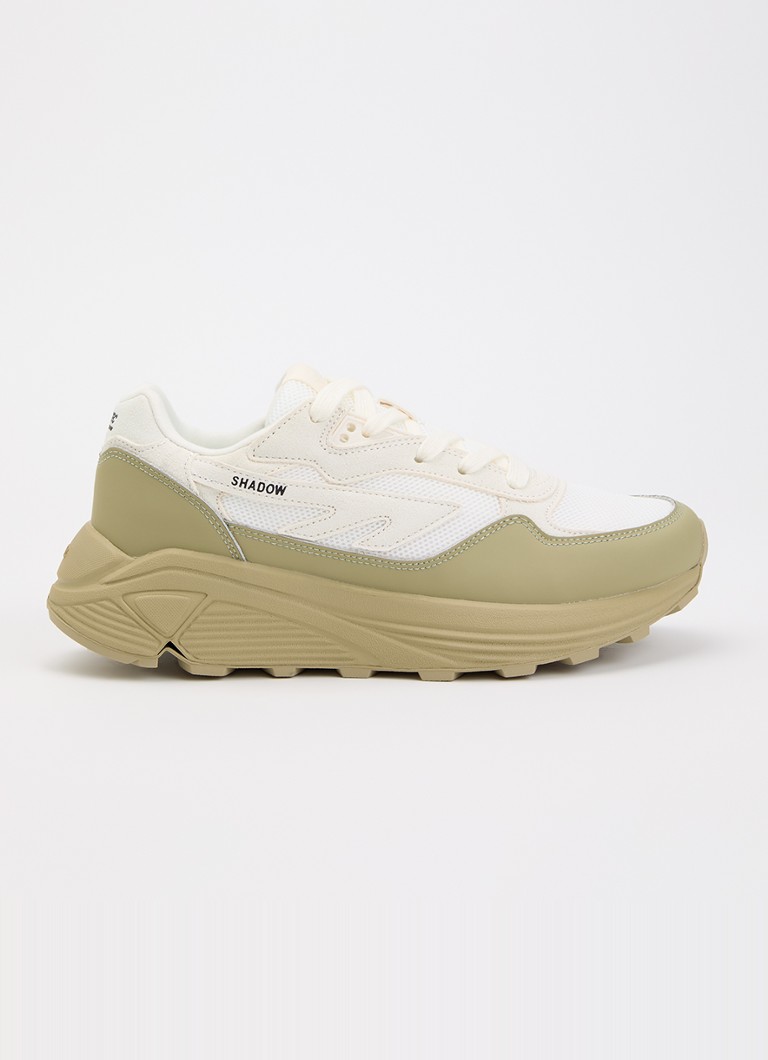 Hi-Tec Dames Hts Shadow sneakers van leer in de kleur Groen, maat: 36