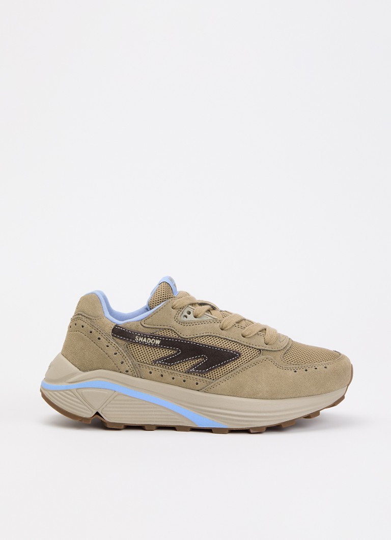 Hi-Tec Dames HTS Shadow RGS sneaker van suède met details van mesh in de kleur Zand, maat: 40