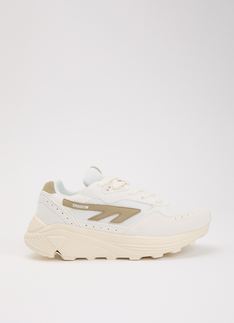 Hi-Tec Dames HTS Shadow RGS sneaker van suède met details van mesh in de kleur Mosgroen, maat: 37