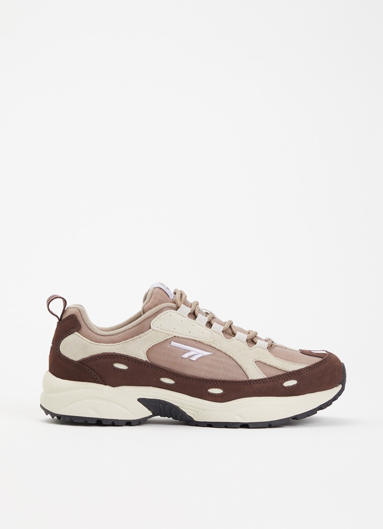 Hi-Tec Dames HTS Flash ADV Racer sneaker met suède details en logo in de kleur Bruin, maat: 40