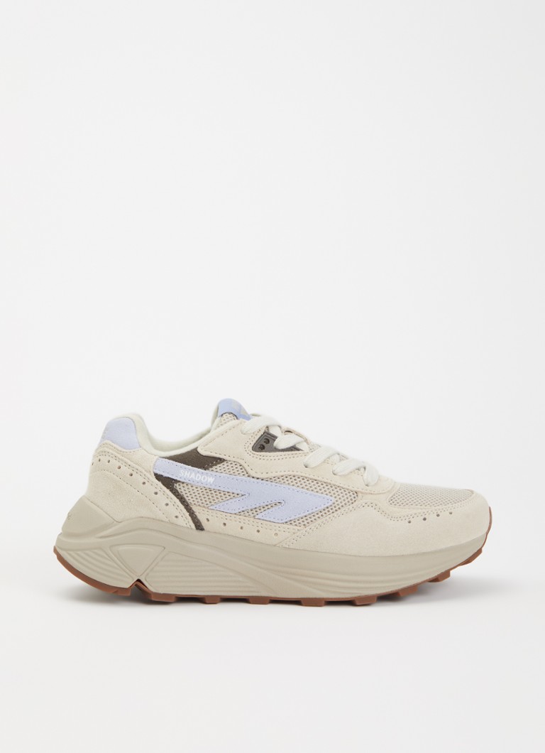 Hi-Tec Dames HTS Shadow RGS sneaker van mesh met suède details in de kleur Beige, maat: 36