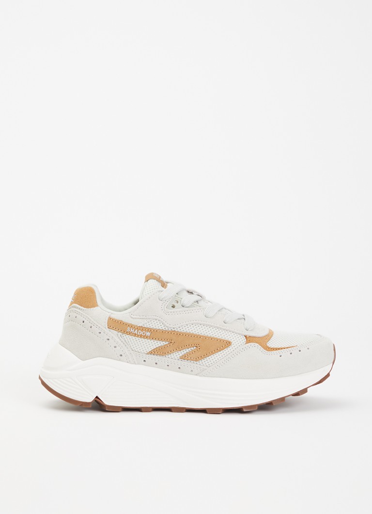 Hi-Tec Dames HTS Shadow RGS sneaker van mesh met suède details in de kleur Creme, maat: 38