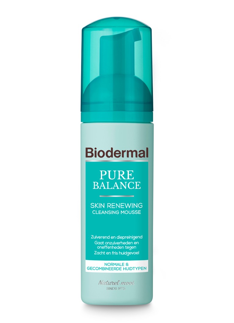 Biodermal Pure Balance Skin Renewing Cleansing Mousse - gezichtsreiniging 150ml Verzorging - Deal