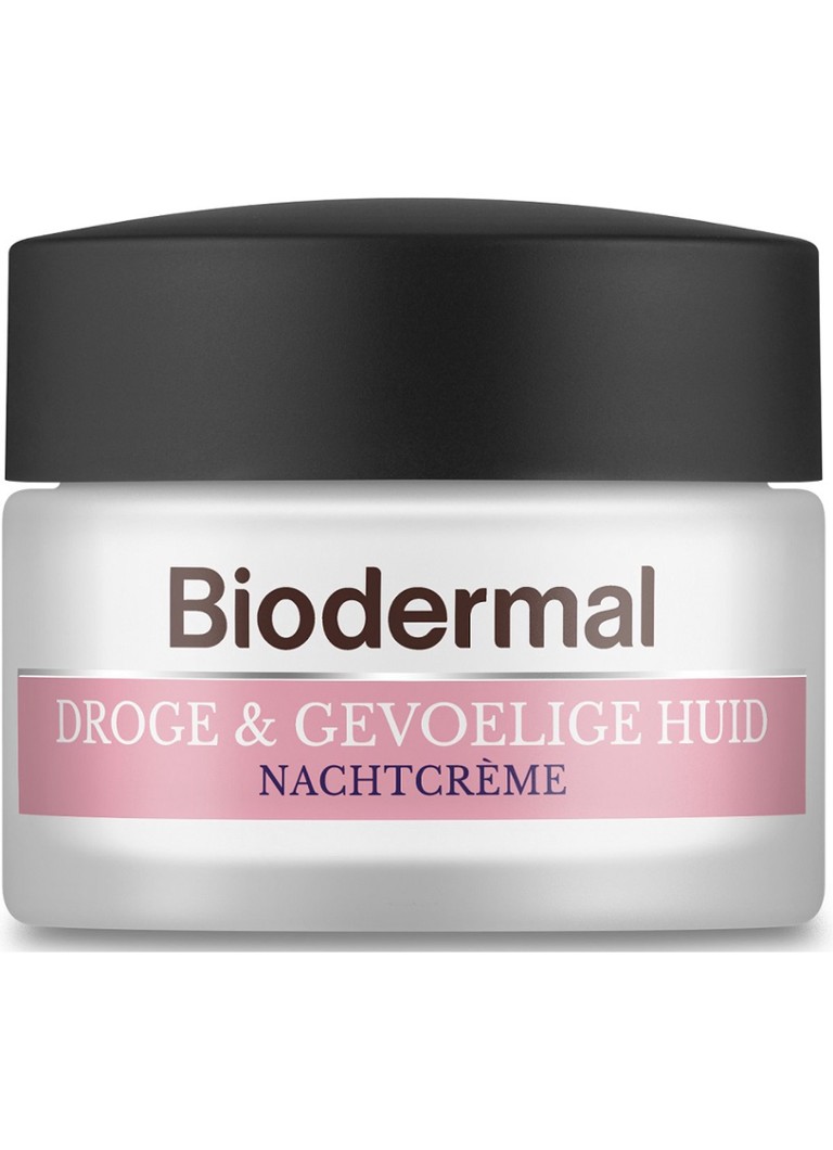 Biodermal Droge & Gevoelige Huid nachtcrème 50ml Verzorging - Deal