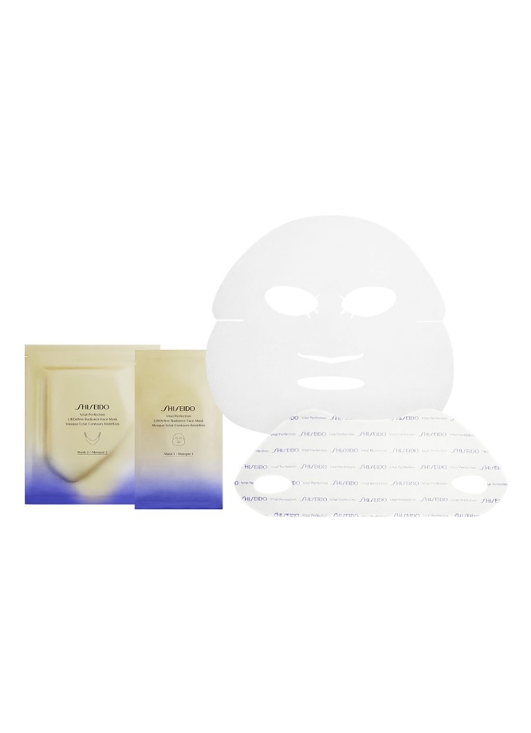 Shiseido Vital Perfection LiftDefine Radiance Face Mask - gezichtsmasker 6 sets 1 maat Verzorging - Deal