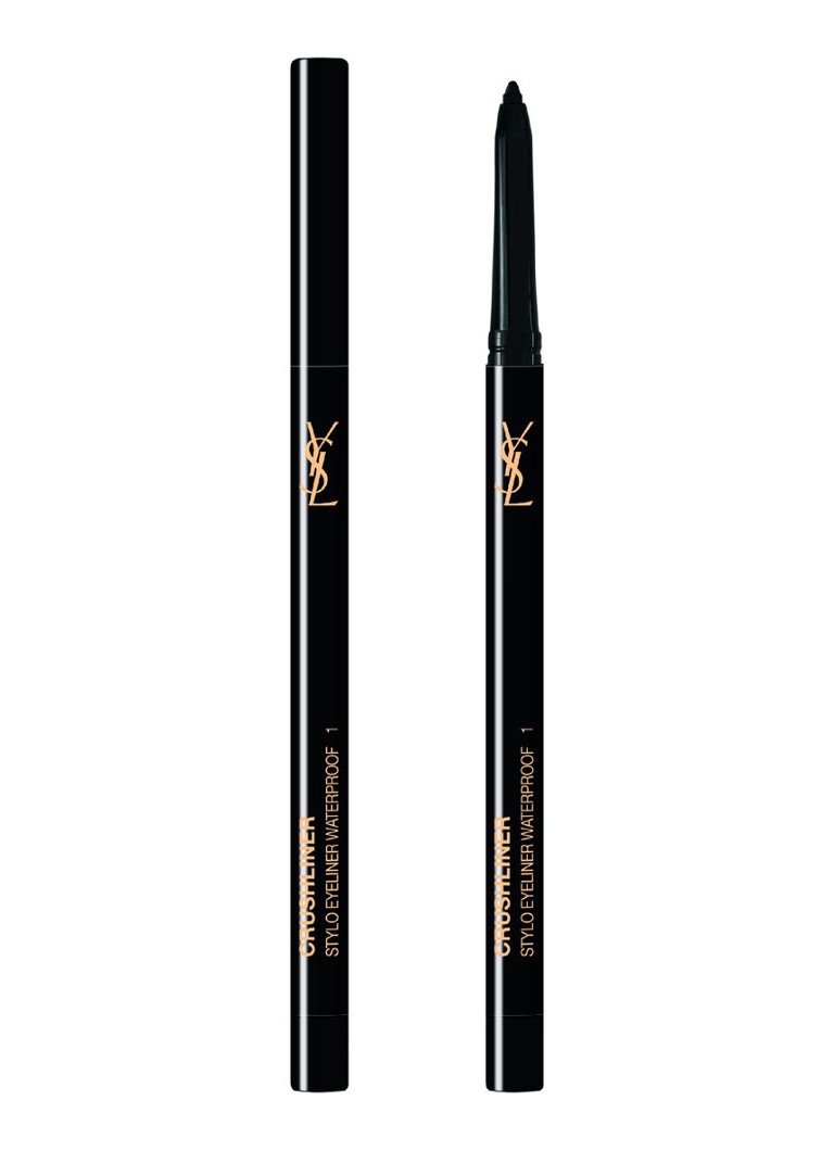 Yves Saint Laurent Crushliner Eyestylo - waterproof oogpotlood 1 Noir Intense 1 maat Make-up - Deal