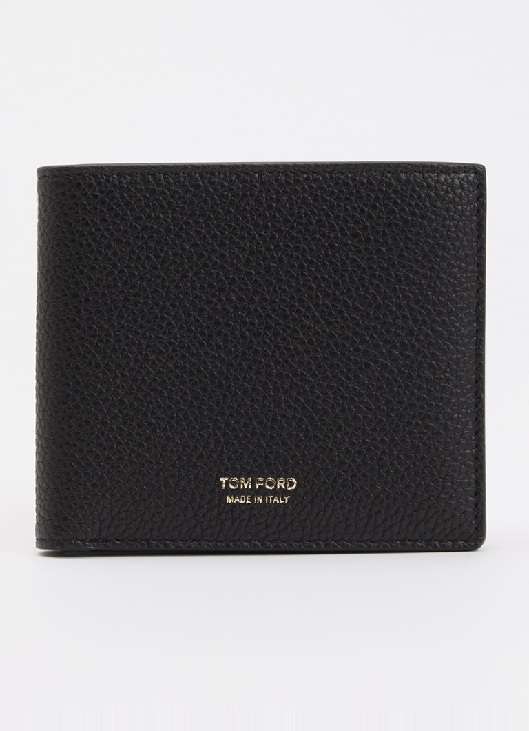 TOM FORD Heren Pasjeshouder van kalfsleer met logo in de kleur Zwart, maat: OS