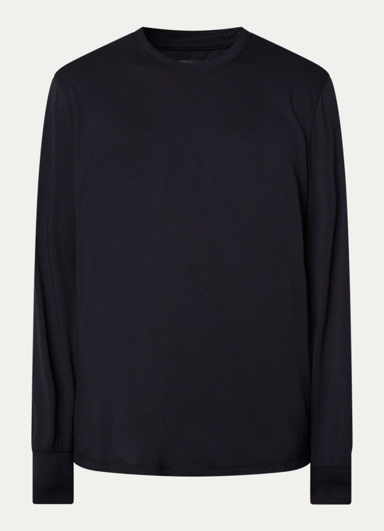 TOM FORD Heren Longsleeve met ronde hals in de kleur Zwart, maat: 52