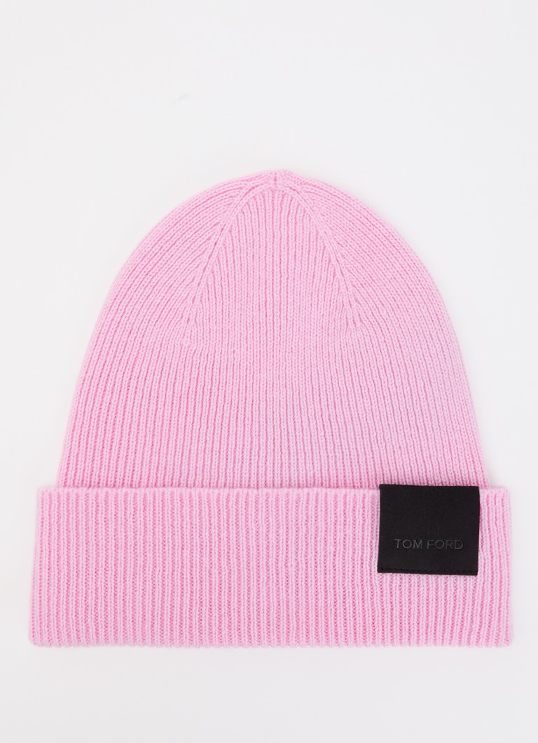 TOM FORD Heren Muts van kasjmier in de kleur Roze, maat: L