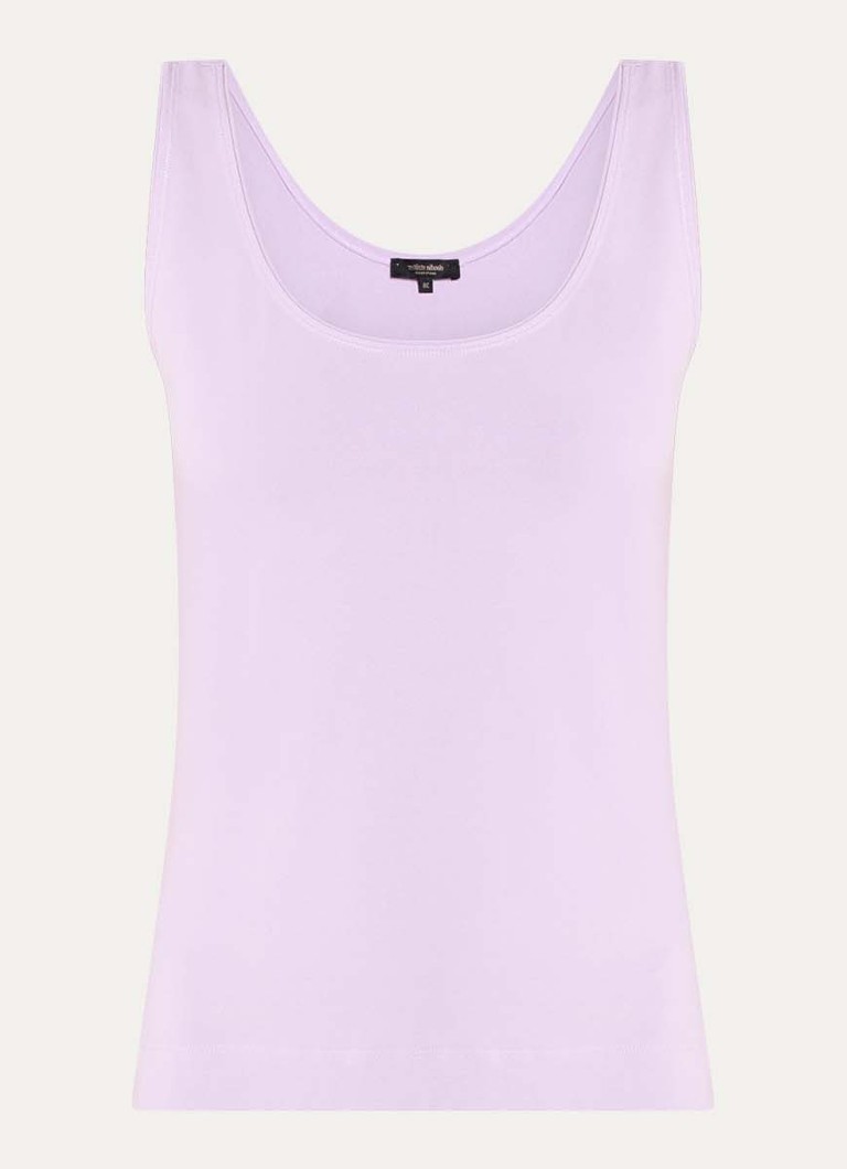 Claudia Sträter Dames Tanktop met ronde hals in de kleur Lila