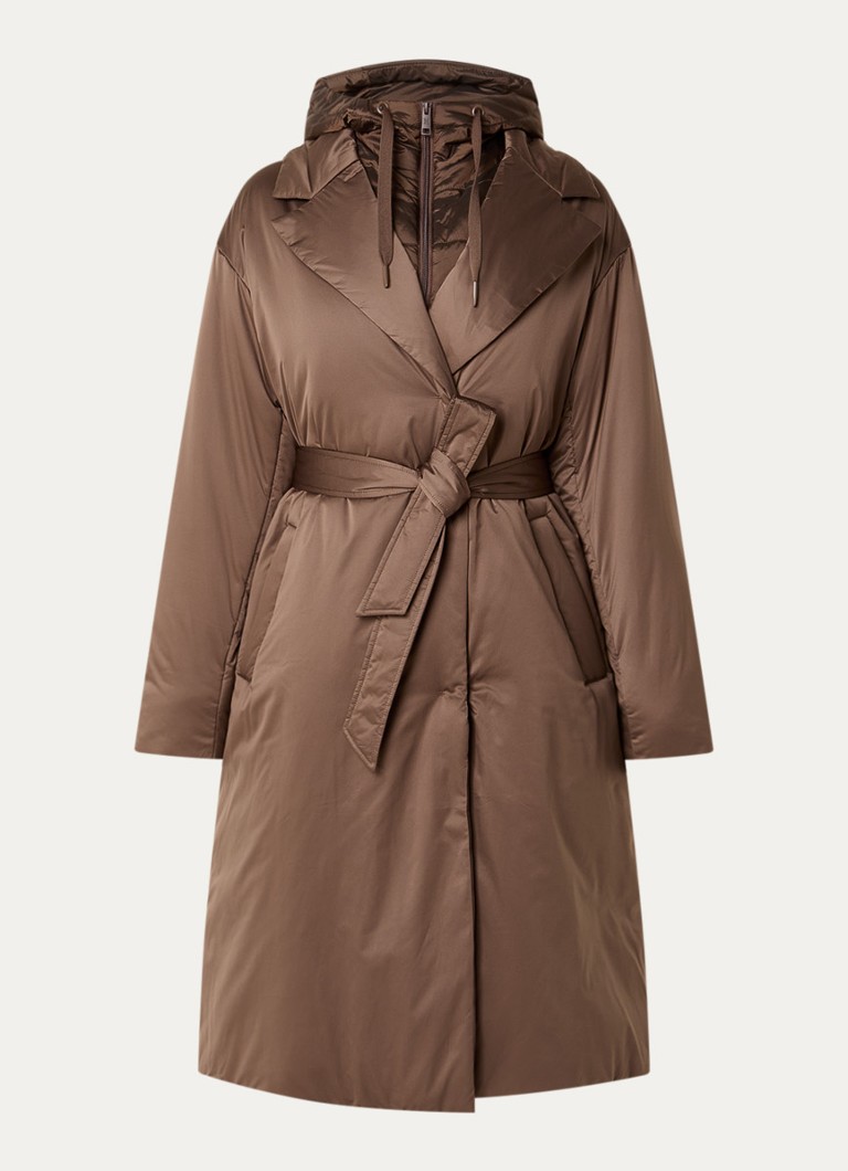Claudia Sträter Dames Parka met steekzakken in de kleur Lichtbruin