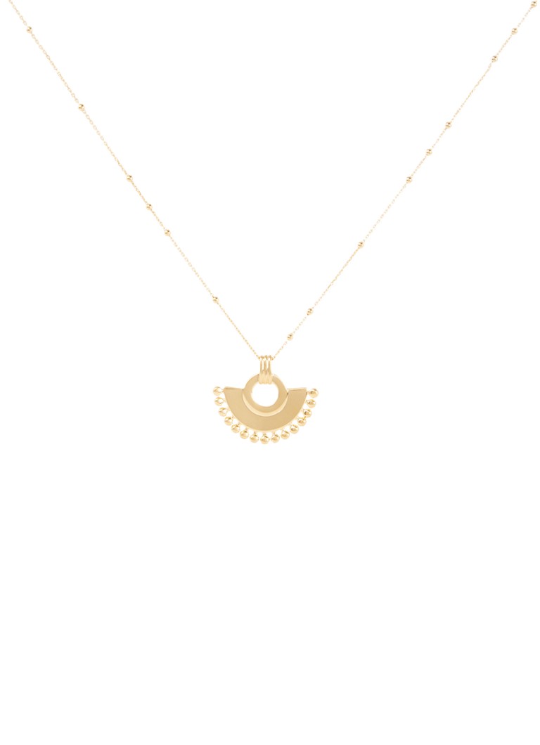 Missoma Dames Zenyu Fan ketting verguld