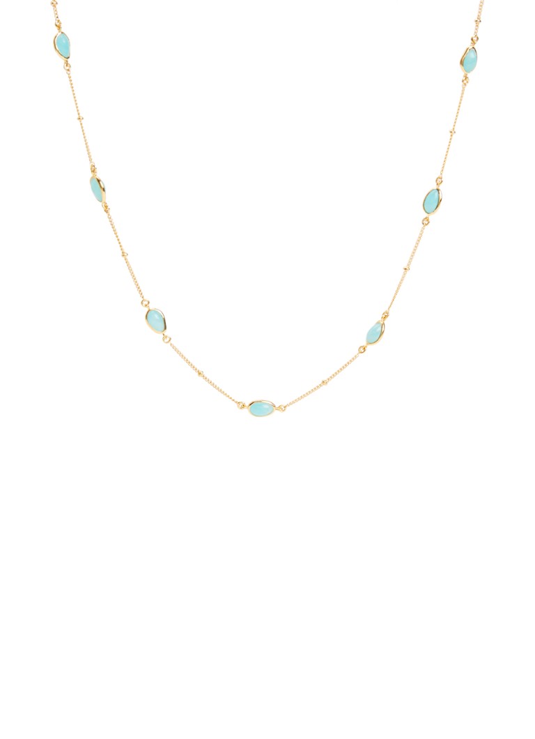Missoma Dames Magma choker met edelsteen verguld in de kleur Goud, maat: ns