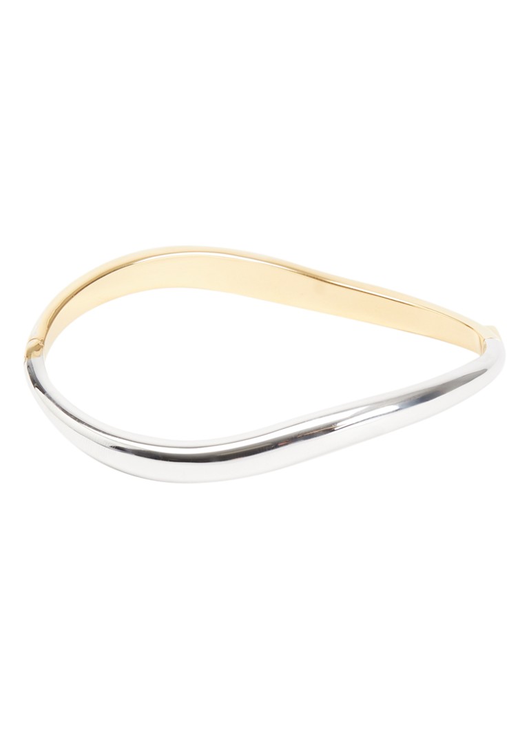Missoma Dames Savi bangle verguld in de kleur Goud, maat: ns