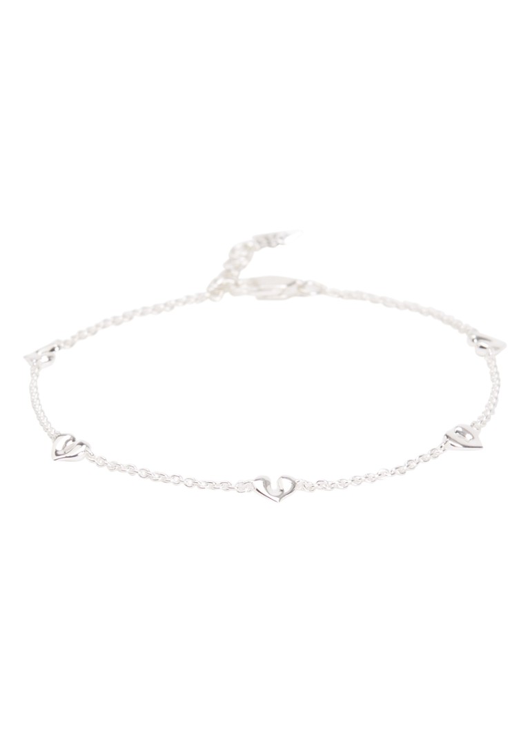 Missoma Dames Molten Heart Mini armband van zilver in de kleur Zilver, maat: M