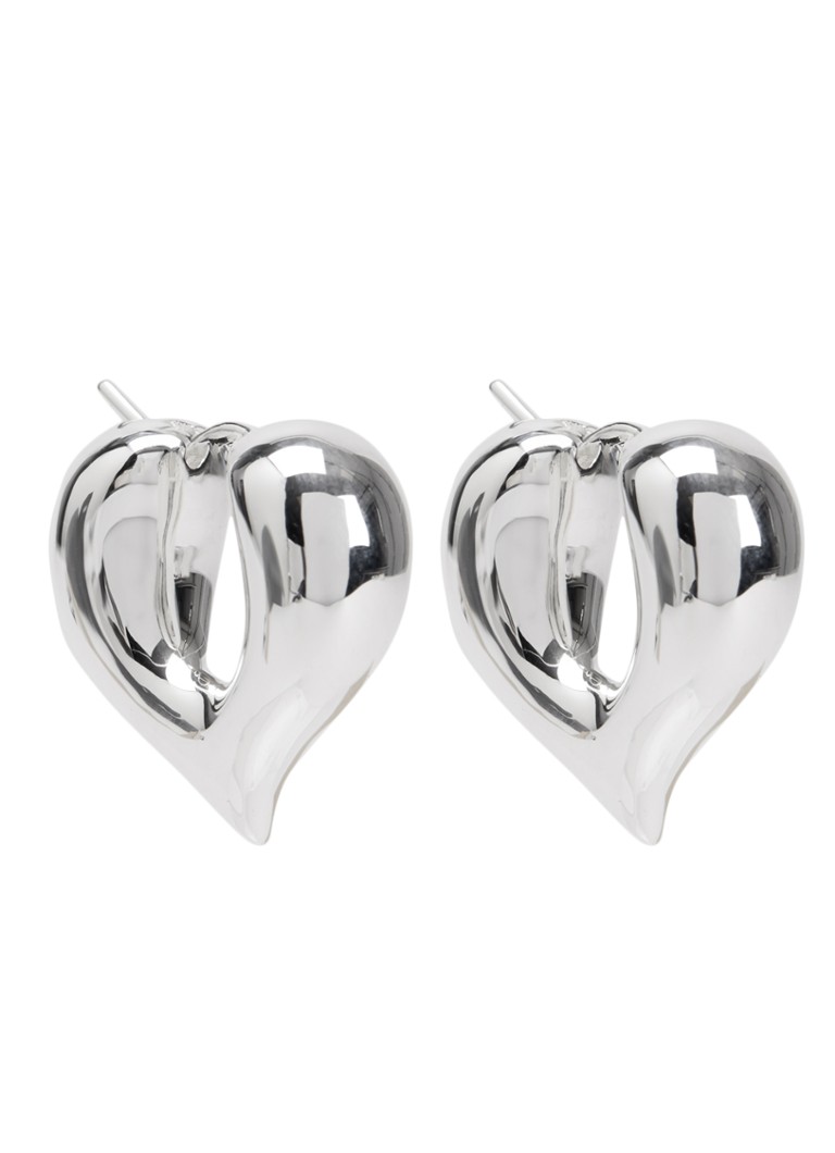 Missoma Dames Molten Heart oorringen in de kleur Zilver, maat: NS