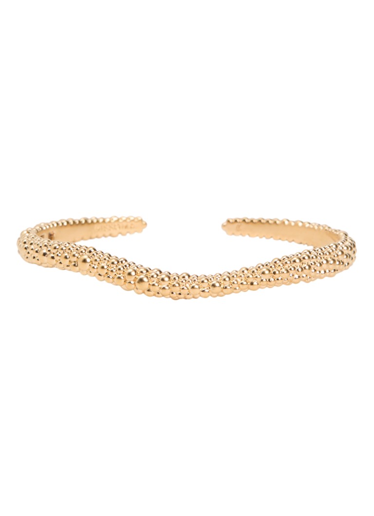 Missoma Dames Baya Claw bangle verguld in de kleur Goud, maat: M