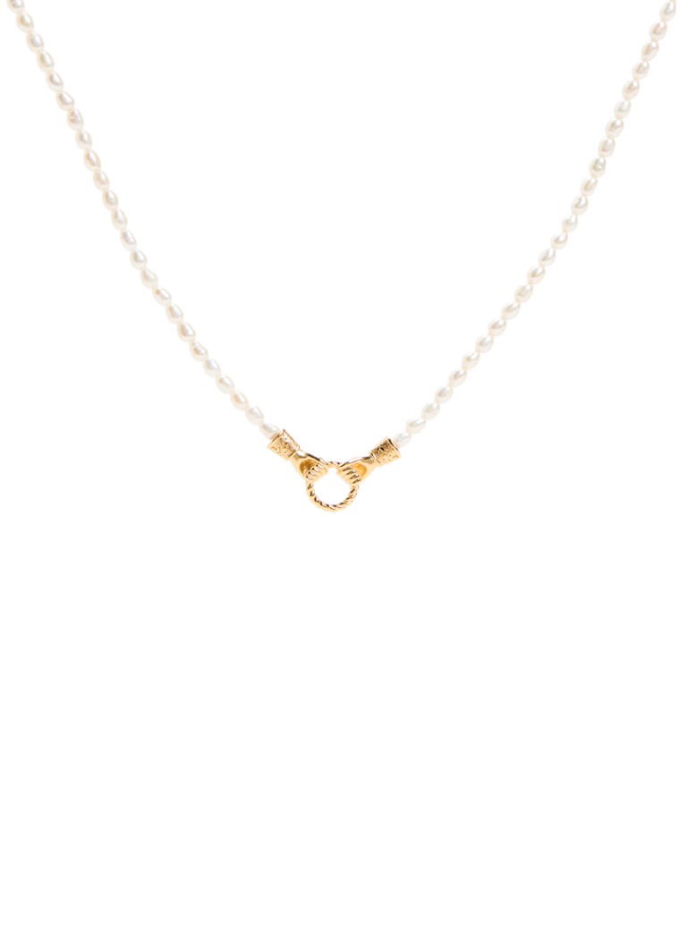 Missoma Dames Harris Reed In Good Hands kralenketting verguld