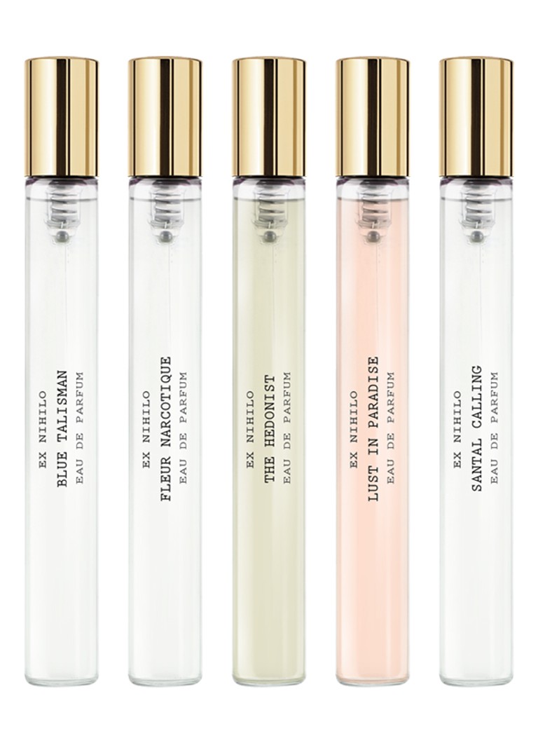 Ex Nihilo Iconique Travel Set Selection Eau de Parfum - mini parfumset 5x7,5ml Cadeausets - Deal