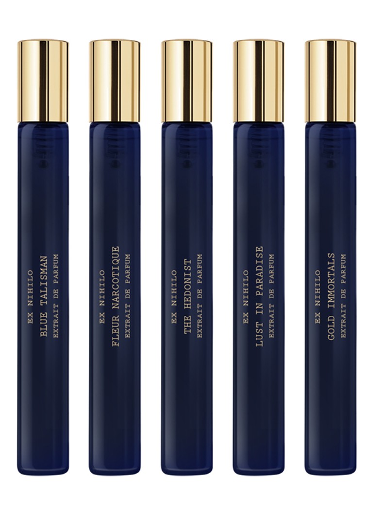 Ex Nihilo Quintessence Travel Set Selection Extrait de Parfum - mini parfumset 5x7,5ml Cadeausets - Deal