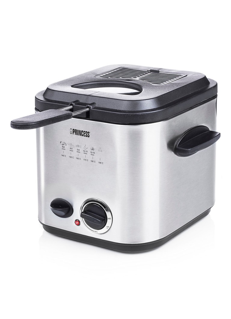 Princess Mini Friteuse & Fondue frituurpan 182611 Zilver - Deal