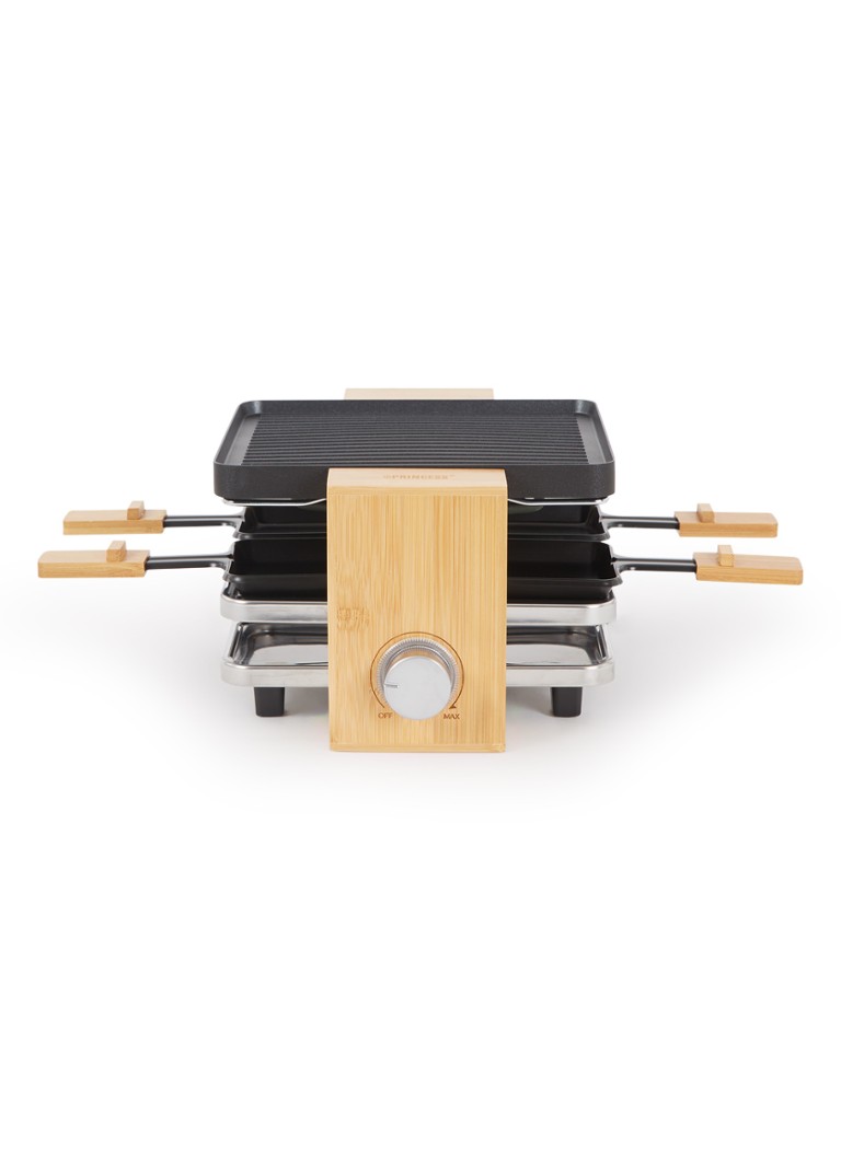 Princess Raclette Pure 4 gourmetstel 162950 Zwart - Deal