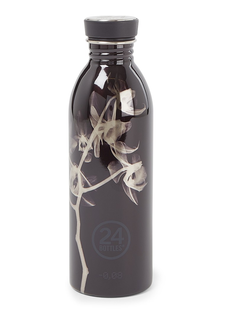 24Bottles Ultraviolet waterfles 50 cl Zwart - Deal