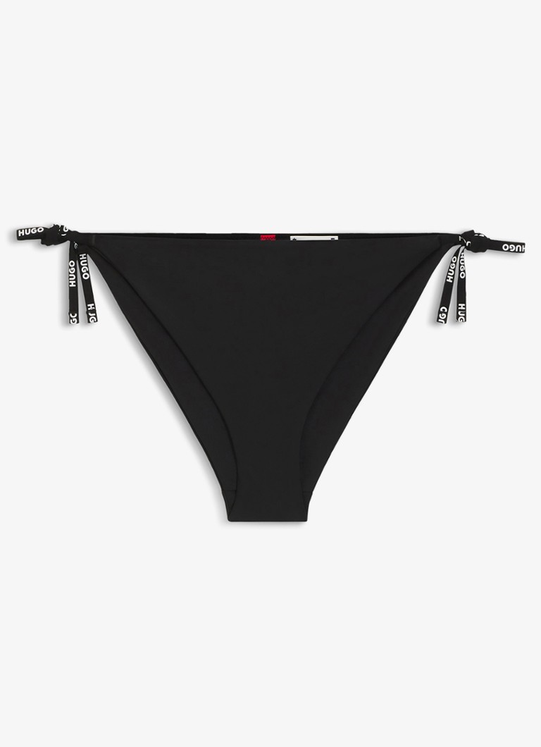 HUGO Dames Bikinislip met logobandjes in de kleur Zwart