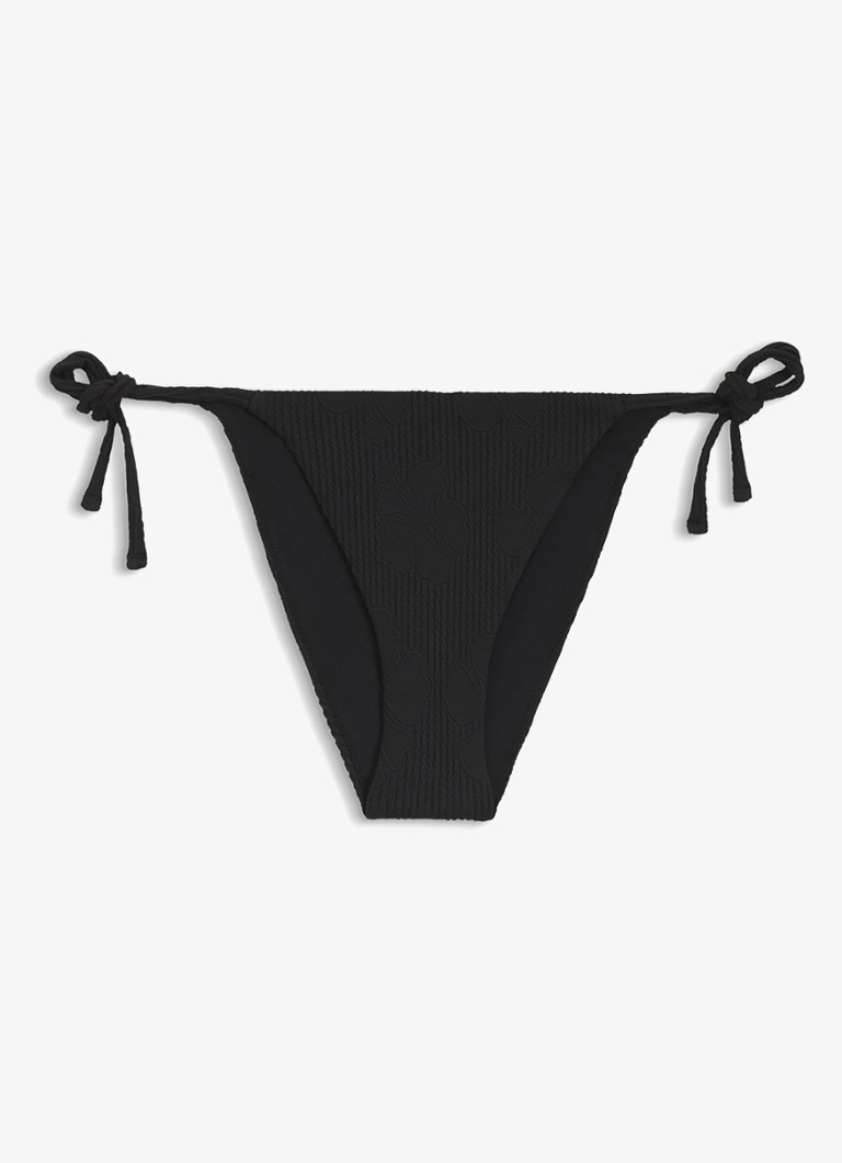 HUGO Dames Bikinislip met structuur in de kleur Zwart