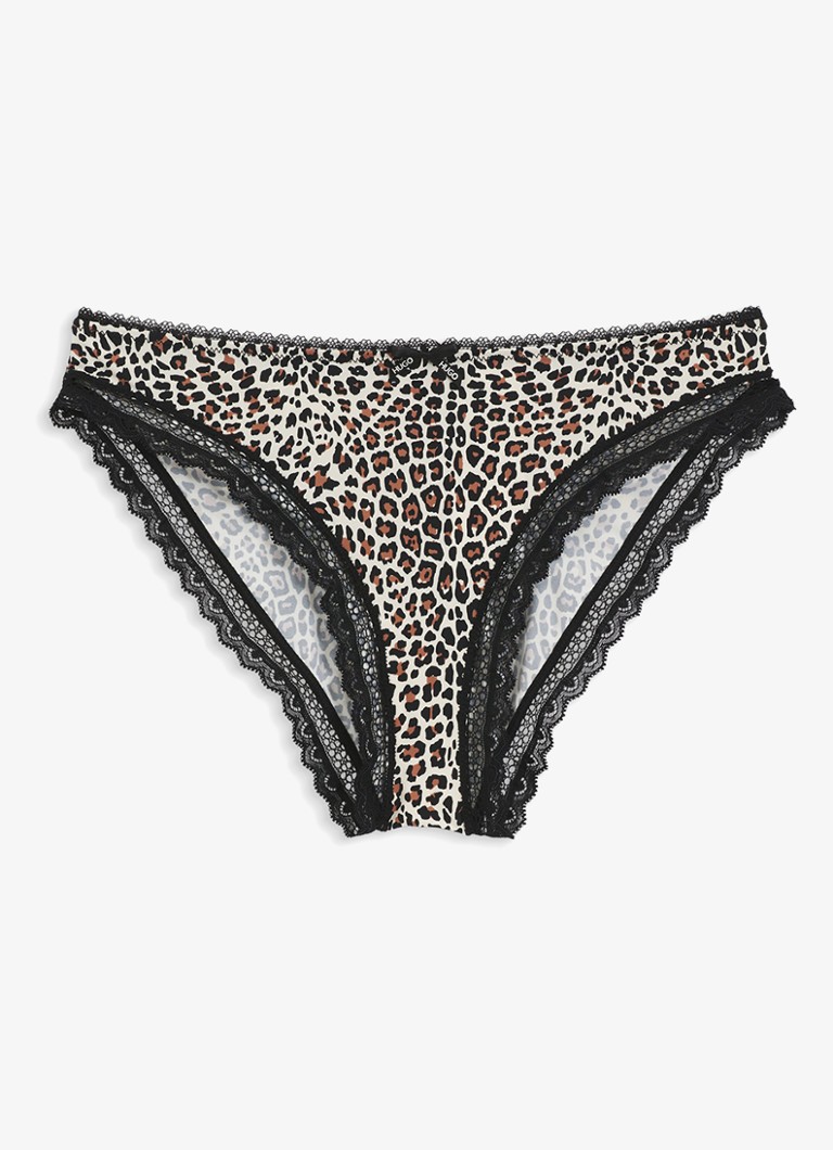 HUGO Dames Slip met dierenprint in de kleur Multicolor