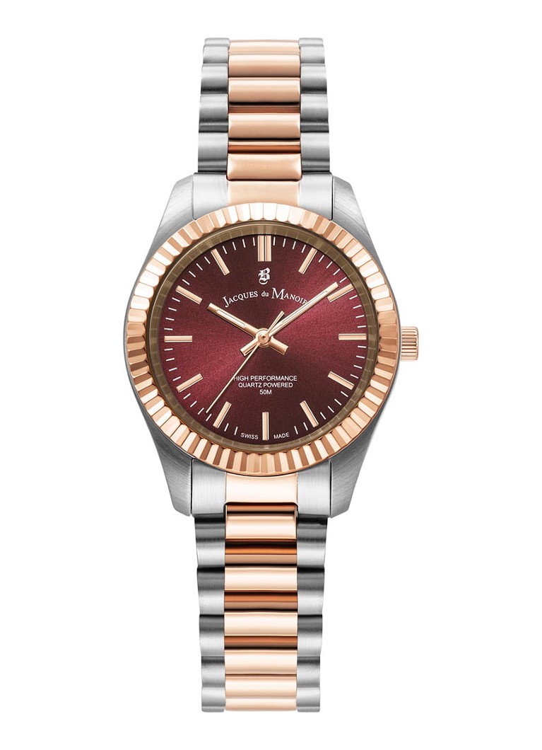 Jacques du Manoir Dames Inspiration Prime horloge JWL03903 in de kleur Zilver, maat: ns