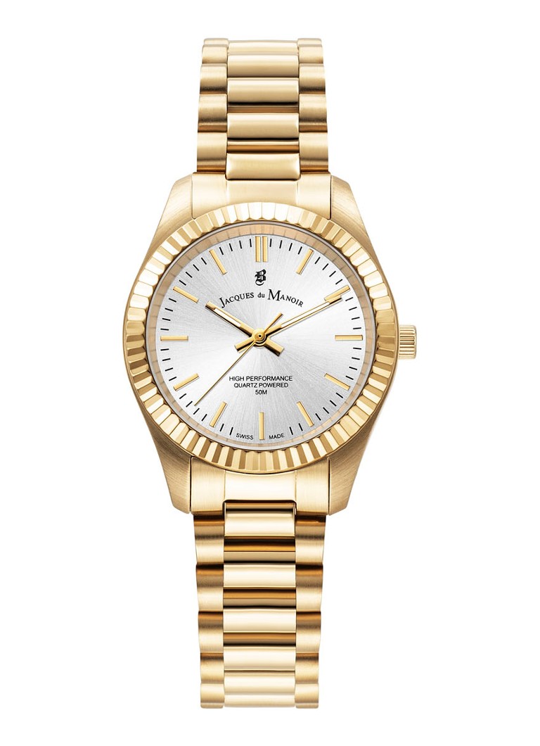 Jacques du Manoir Dames Inspiration Prime horloge JWL03907 in de kleur Goud, maat: ns