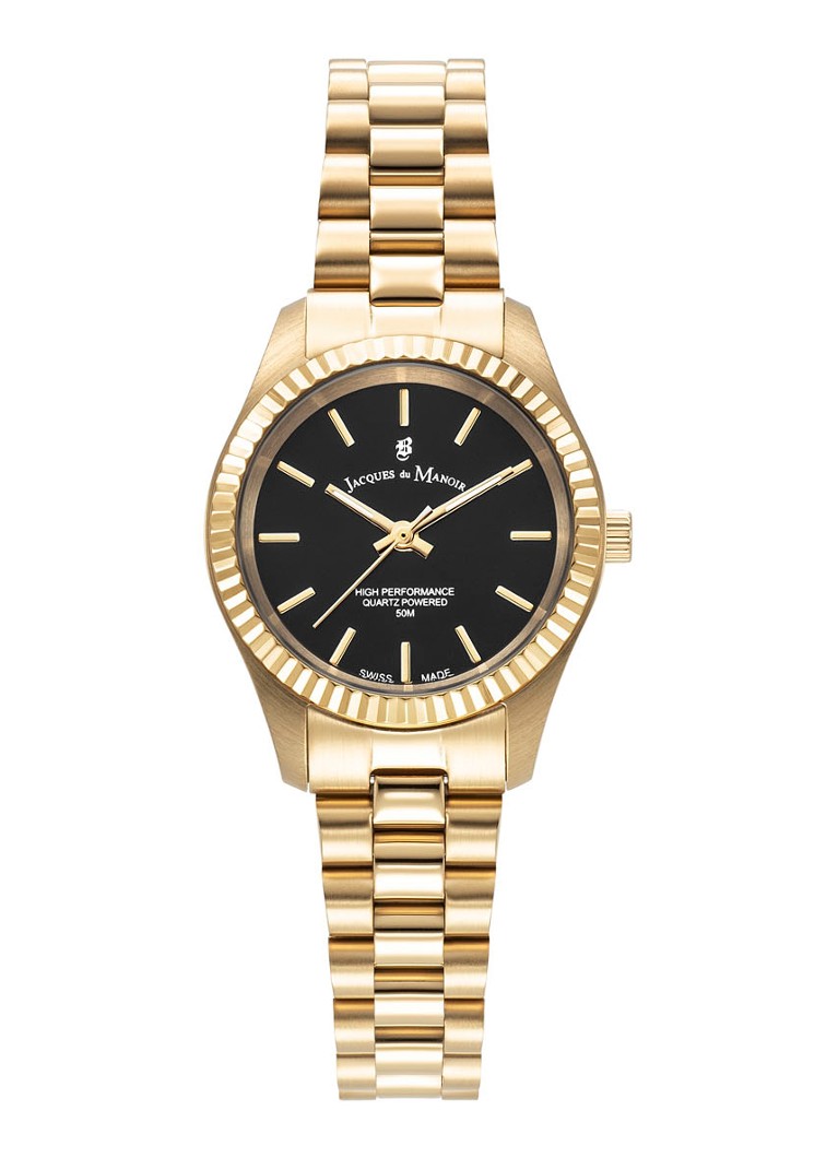 Jacques du Manoir Dames Inspiration Prime horloge JWL04007 in de kleur Goud, maat: ns