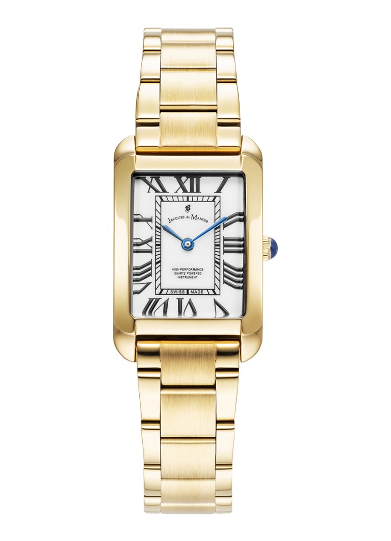 Jacques du Manoir Dames Emily III horloge JWL0580 in de kleur Goud - JWL05802, maat: 23X35MM