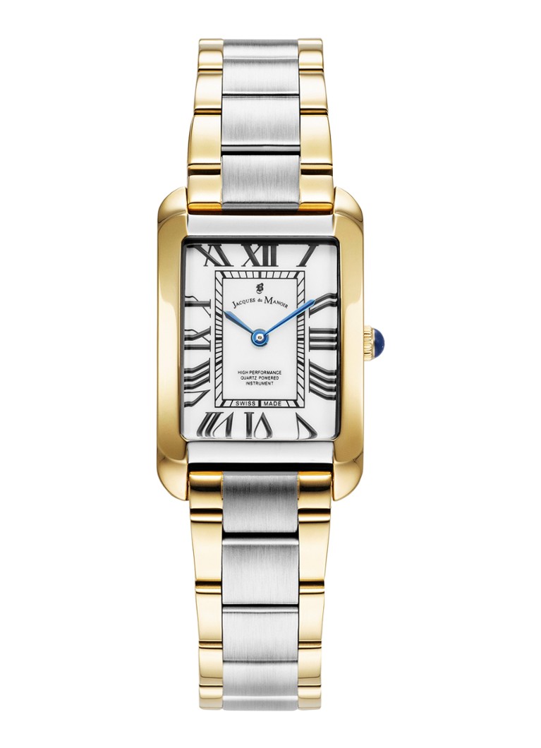 Jacques du Manoir Dames Emily III horloge JWL0580 in de kleur Multicolor - JWL05803, maat: 23X35MM