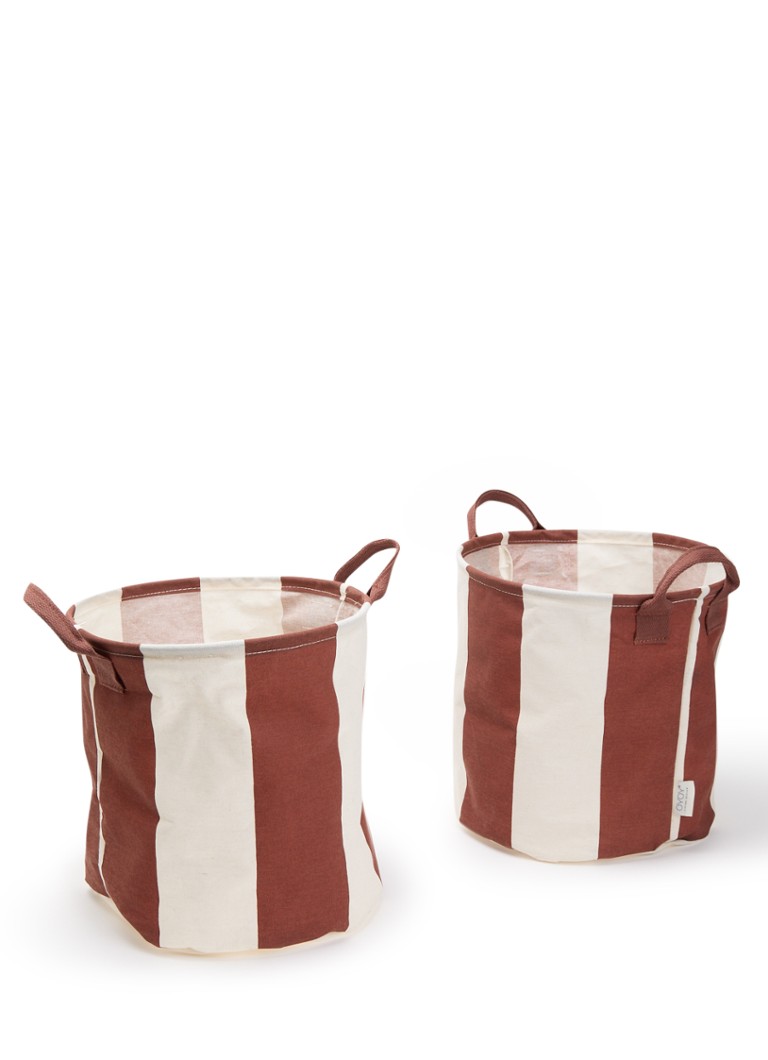 OYOY Living Design Kara mand set van 2 Roodbruin - Deal