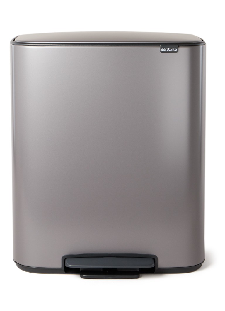 Brabantia Bo pedaalemmer 60 liter Donkergrijs - Deal