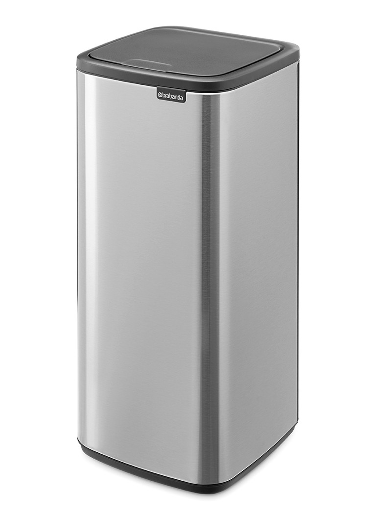 Brabantia Bo touch prullenbak 30 liter Zilver - Deal