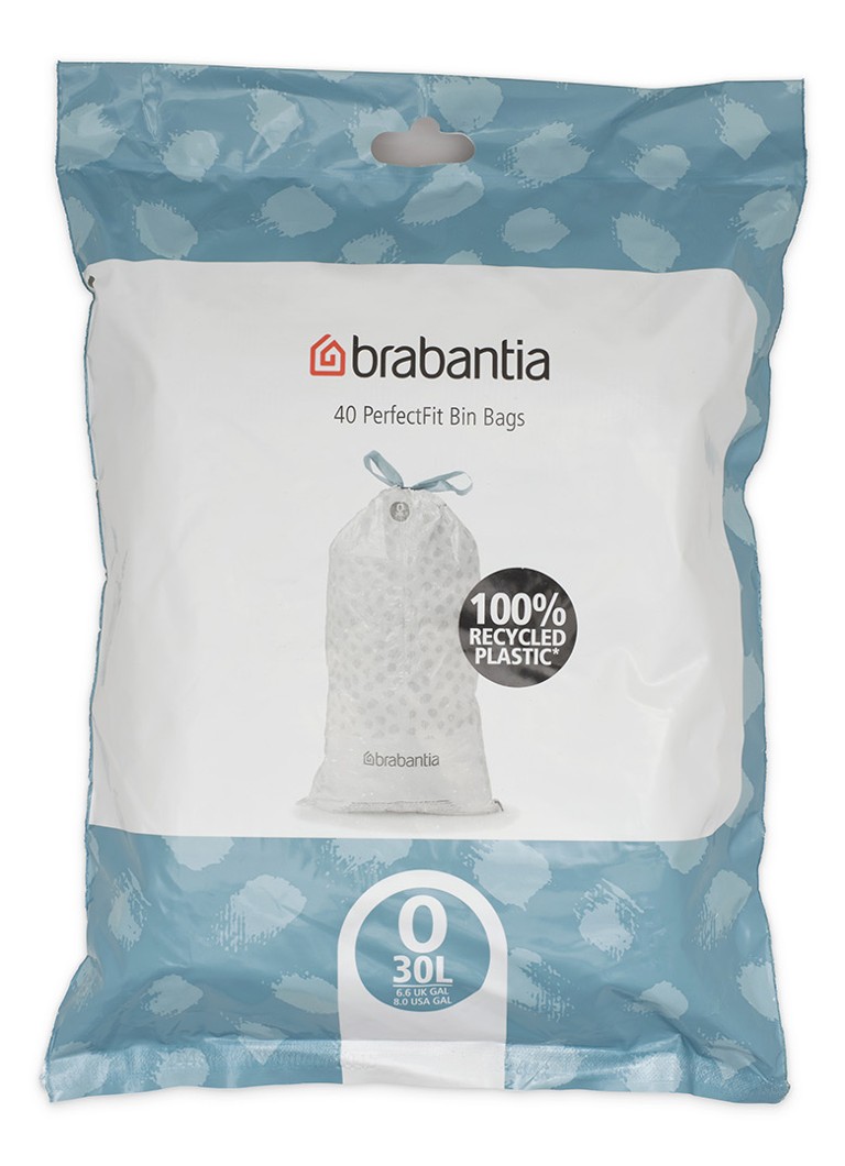 Brabantia PerfectFit Extra Strong O 30L vuilniszakken 40 stuks Wit - Deal